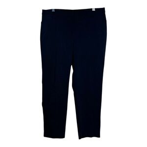 Rafaella Curvy Navy Blue Stretch Ankle Pants Women's Size 12